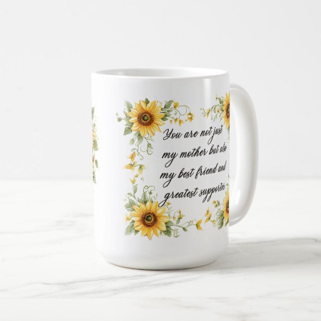 Mug Beau Sentiment pour Maman Emballage (Devant droit)