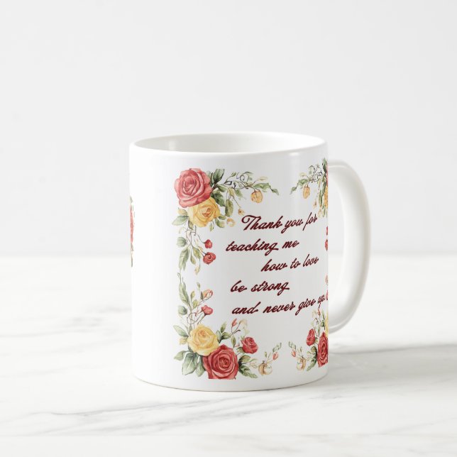 Mug Beau Sentiment pour Maman Wrap (Devant droit)