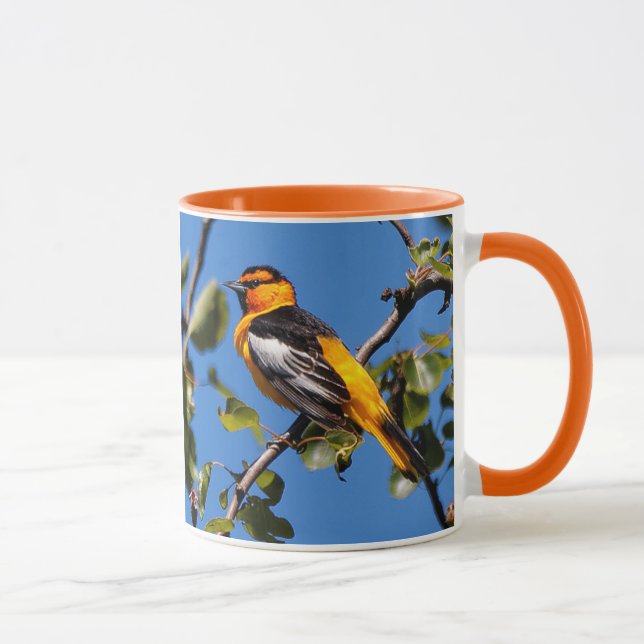 Mug Beau volière à bulle dans un arbre à poires (Droite)