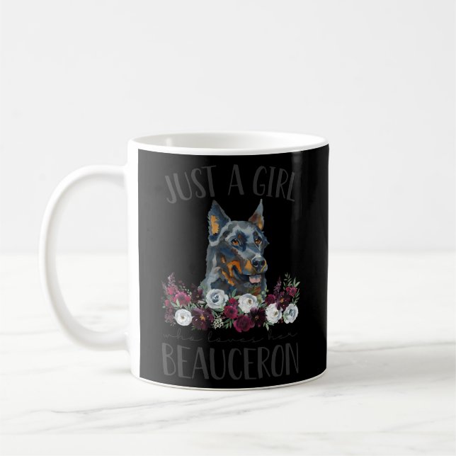Mug Beauceron Juste Un Qui Aime Son Beauceron (Gauche)