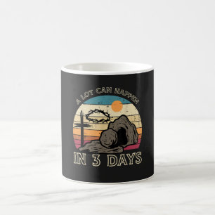 Mug Beaucoup de choses peuvent arriver en 3 jours Pâqu