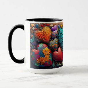 Mug Beaucoup de coeurs