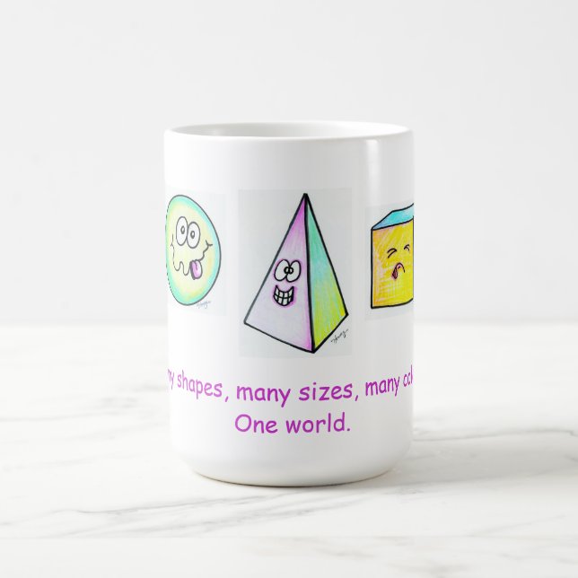 Mug Beaucoup de formes, beaucoup de couleurs un monde (Centre)