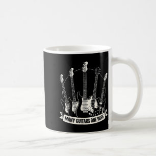 Mug Beaucoup de guitares une femme drôle Musicien Guit