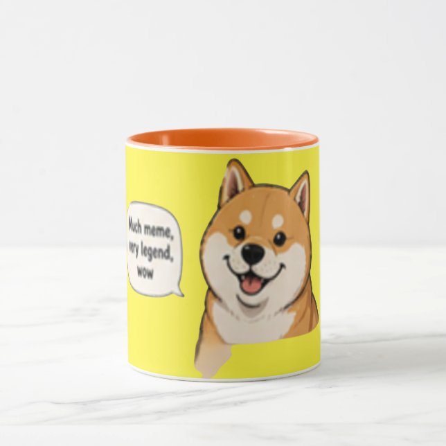 Mug Beaucoup de Meme Ma Légende – Citation Virale Drôl (Centre)