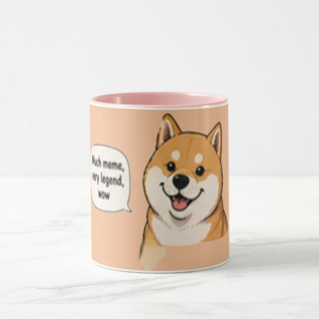 Mug Beaucoup de Meme Ma Légende – Citation Virale Drôl (Centre)