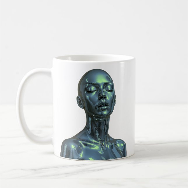 Mug Beauté Android Émeraude (Gauche)