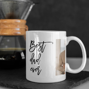 Mug Beauté Collage photo Meilleur papa Jamais Cadeau