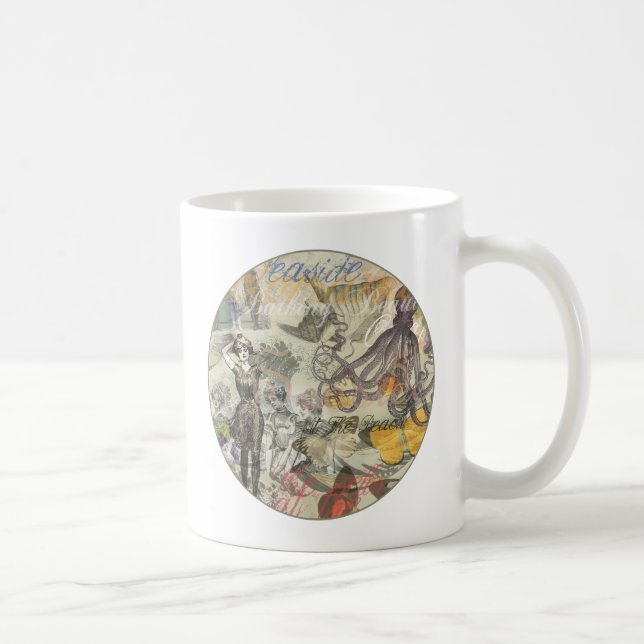 Mug Beauté de bain victorienne Kraken Surréalisme Vint (Droite)