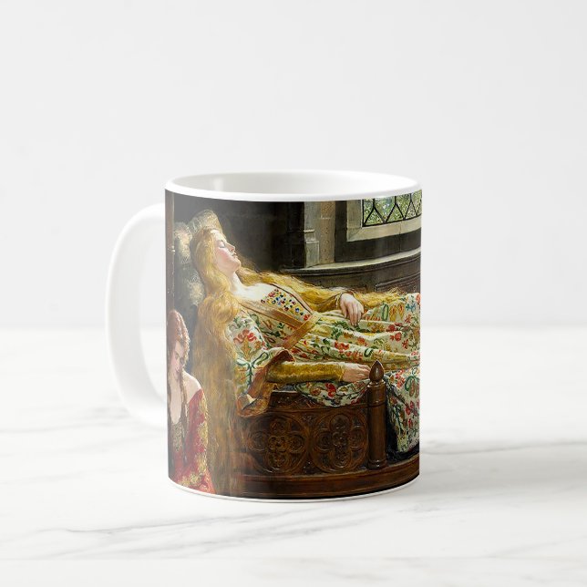 Mug Beauté de couchage pré-Raphaélite (Devant gauche)