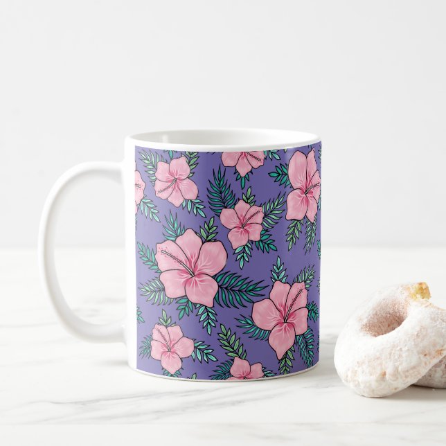 Mug Beauté de l'Hibiscus (Avec donut)