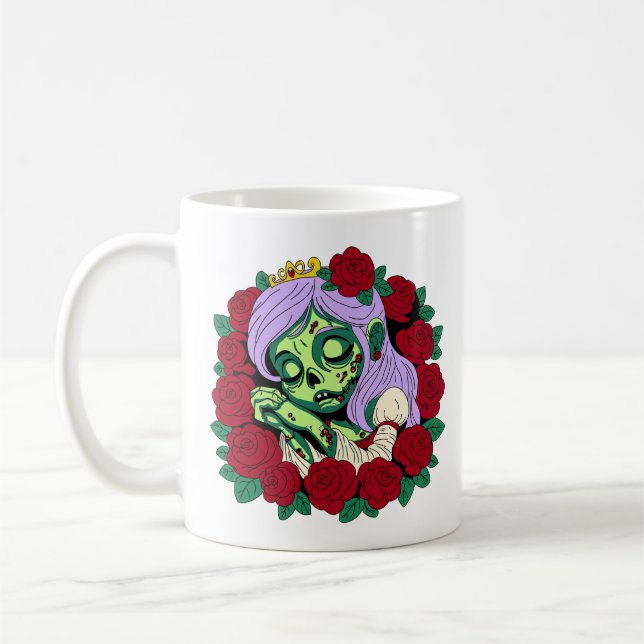 Mug Beauté du sommeil de Zombie (Gauche)