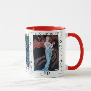 MUG BEAUTÉ ET PHOENIX, DESIGNER MODE COMPOSÉ ARTISTE