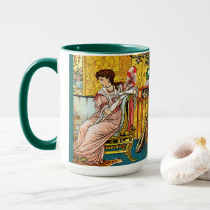 Mug Beauté, Illustration vintage de Walter Crane