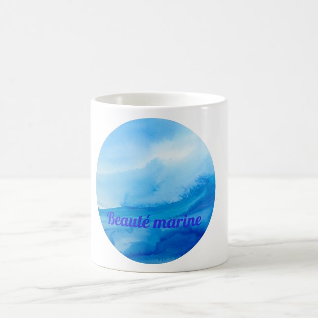 Mug Beauté marine vague (Centre)