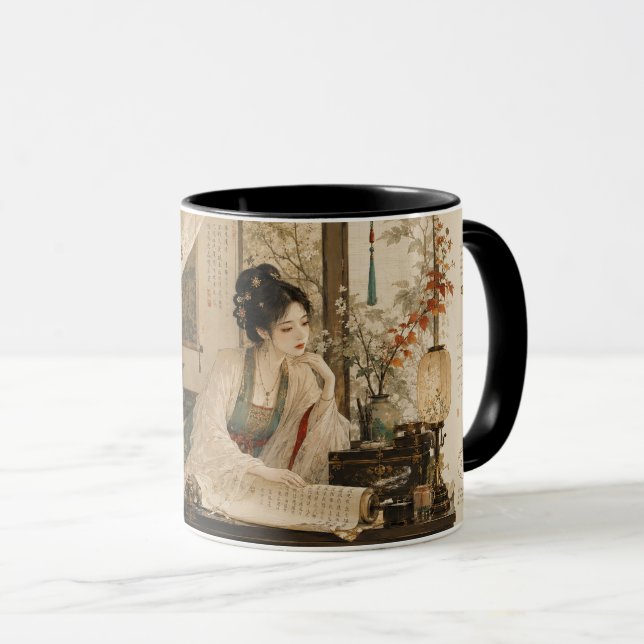 Mug Beauté mélancolique d'érudit raffiné. (Devant droit)