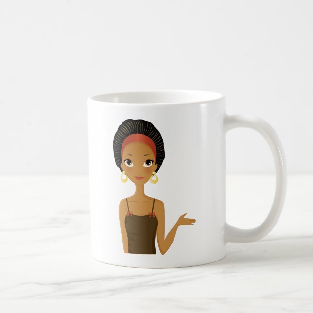 Mug Beauté noire (Droite)