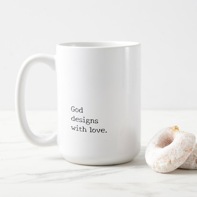 Mug Beauté Objectif Foi Espace de travail Cadeau créat (Avec donut)