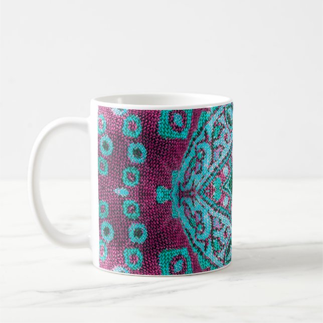 Mug Beautiful, arab, arabic, arabian, arabesque fabric (Gauche)