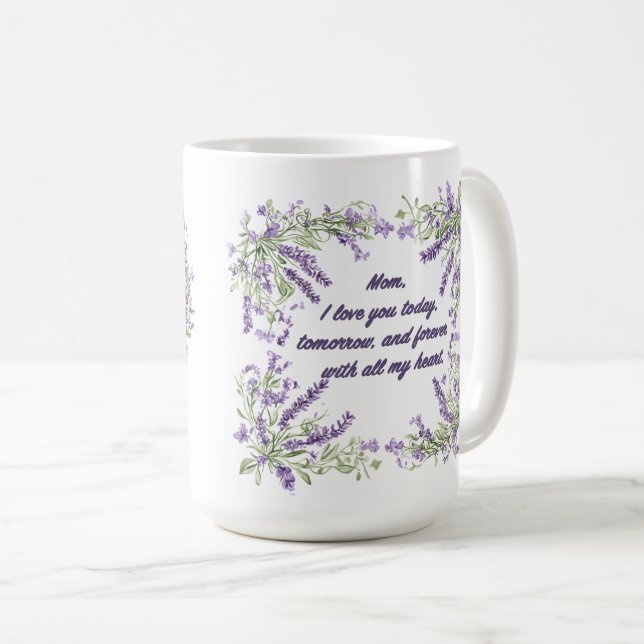 Mug Beautiful Sentiment For Mom Wrap (Devant droit)