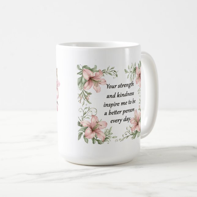 Mug Beautiful Sentiment For Mom Wrap (Devant droit)