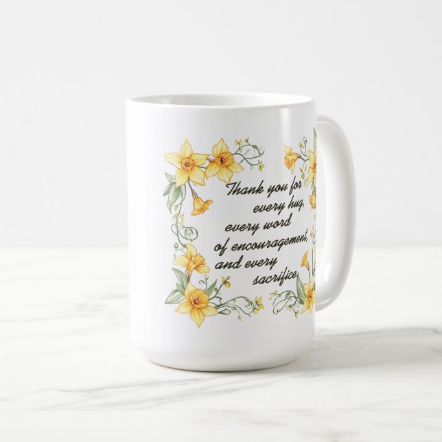 Mug Beautiful Sentiment For Mom Wrap (Devant droit)