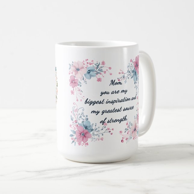 Mug Beautiful Sentiment For Mom Wrap (Devant droit)
