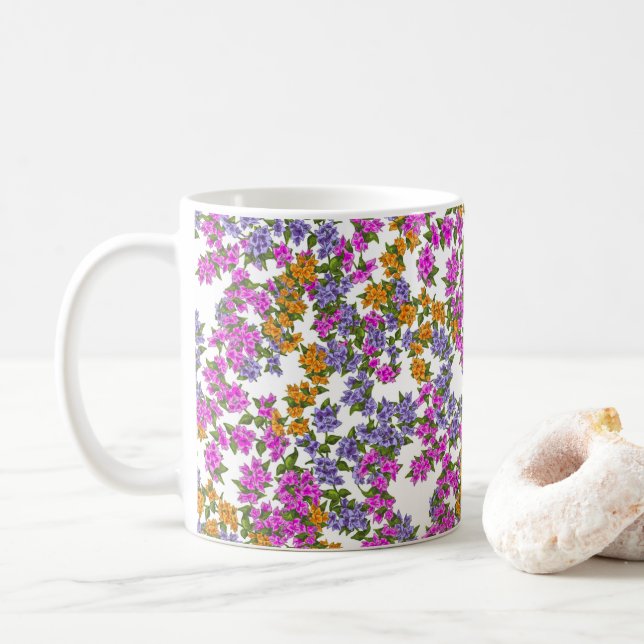 Mug Beaux Bougainvilliers (Avec donut)