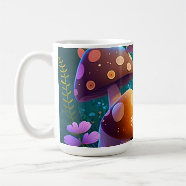 Mug Beaux champignons mignons (Gauche)
