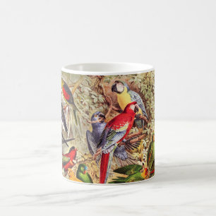 Mug Beaux Parrots Tropicaux Colorés