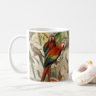 Mug Beaux Parrots Tropicaux Colorés