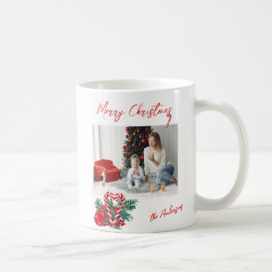 Mug Beaux Sucres de canne Photo de famille de Noël