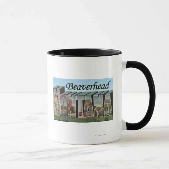 Mug Beaverhead, Montana - Scènes de grandes lettres (Droite)