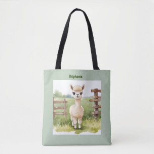 Mug bébé alpaca mignon Sac fourre-tout personnalis