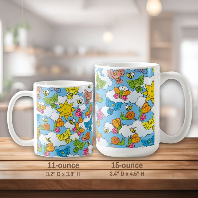 Mug Bébé Animaux Arrière - plan (Créateur téléchargé)