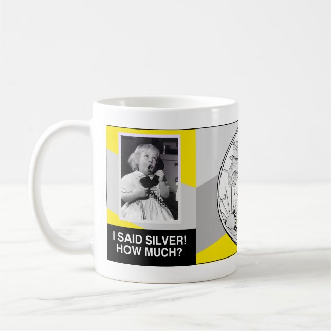 Mug Bébé argenté (Gauche)
