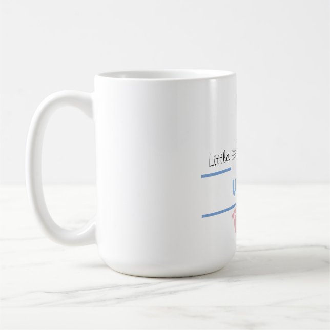 Mug Bébé au visage de lapin personnalisé (Gauche)