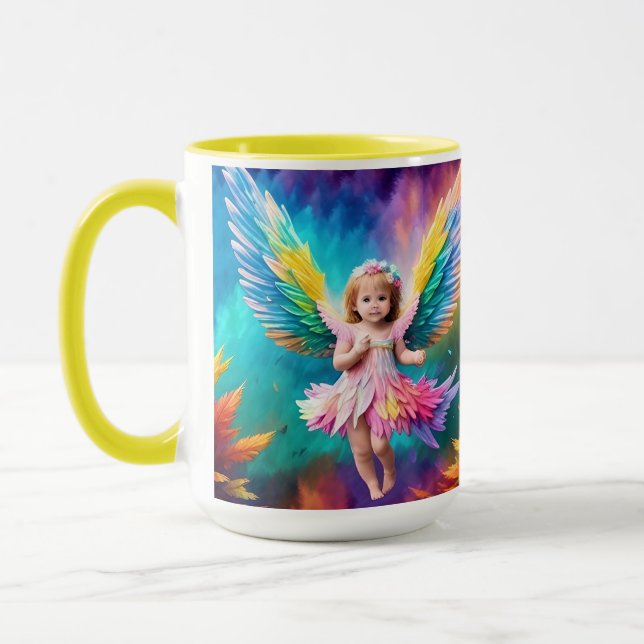 Mug Bébé Bébé Ange ailes Art-38424 (Gauche)