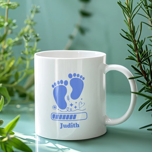 Mug Bébé Bleu en Chargement (Créateur téléchargé)