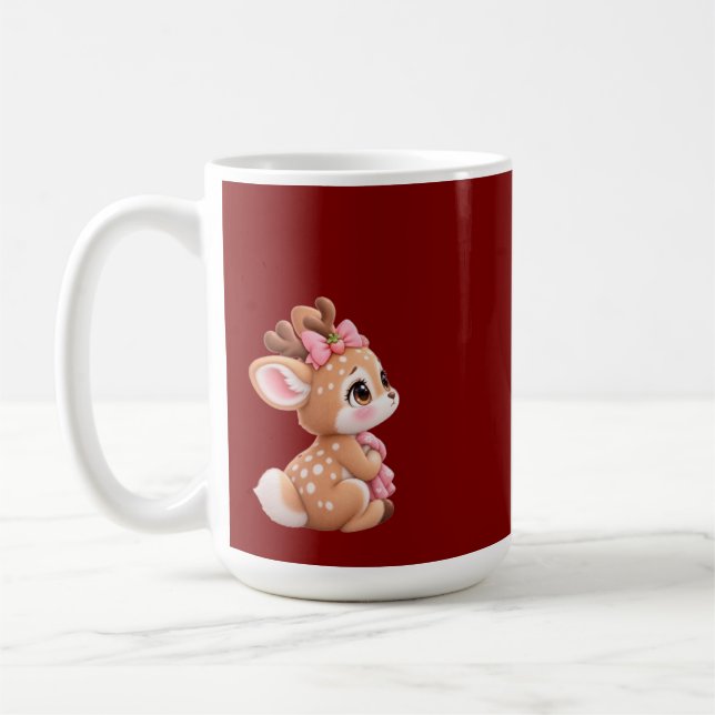 Mug Bébé Cerf Mignon Vous Manque – Faon Adorable de la (Gauche)