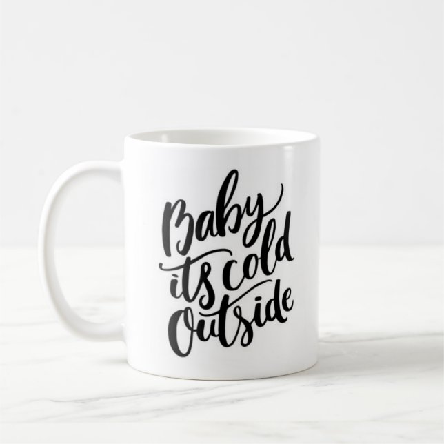 Mug Bébé c'est extérieur froid (Gauche)