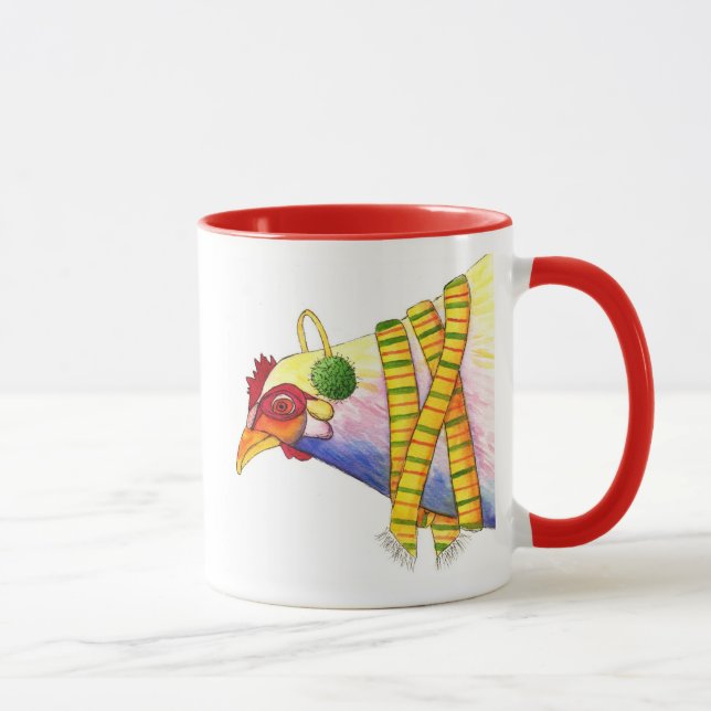 Mug Bébé c'est poulet extérieur froid (Droite)
