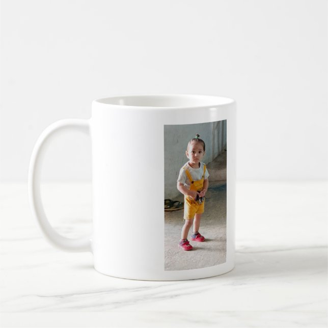 Mug Bébé coupé à domicile (Gauche)