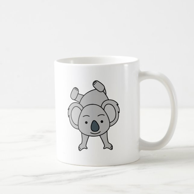 Mug Bébé Cute Koala Avec Un Sourire Faisant Un Poignet (Droite)