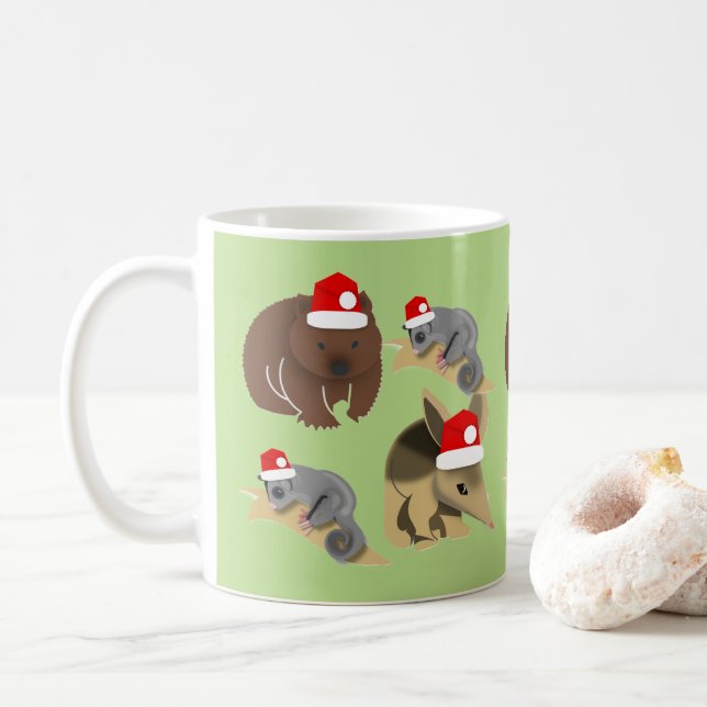 Mug Bébé d'Australie Noël (Avec donut)