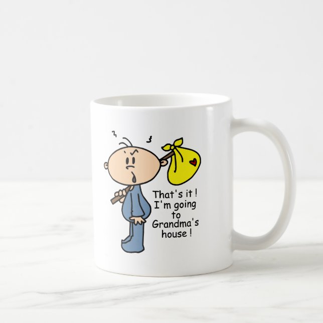 Mug Bébé de la Chambre de la grand-maman (BLEU) (Droite)