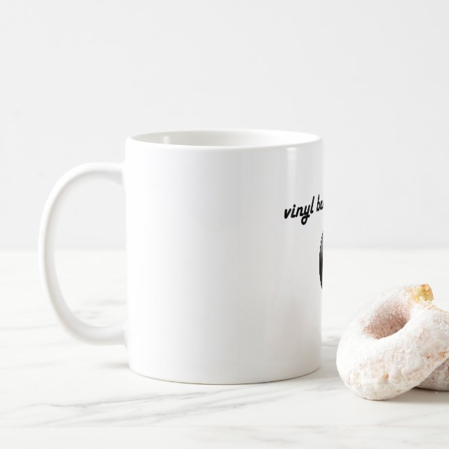 Mug bébé de vinyle, VINYLE ! ! ! (Avec donut)