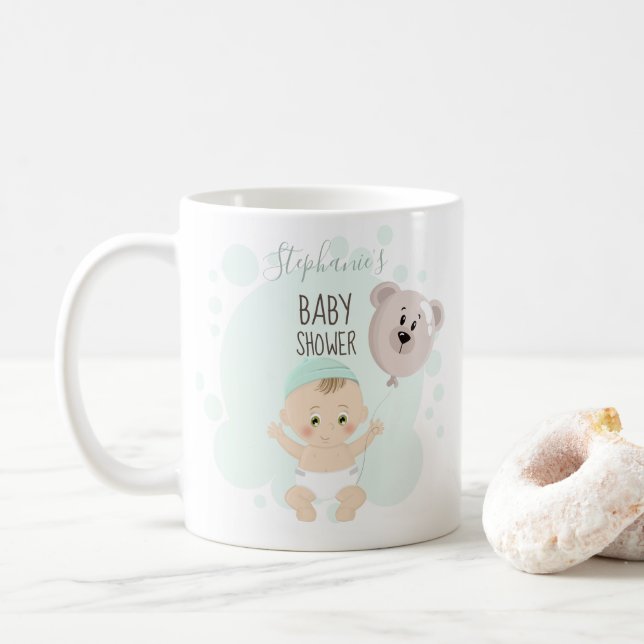 Mug Bébé doux et ballon d'ours (Avec donut)