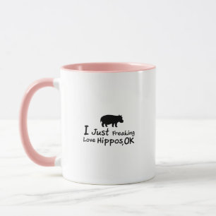 Mug Bébé drôle de Loverss Fiona d'hippopotame