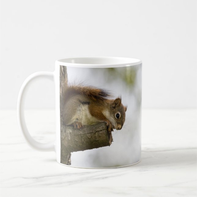 Mug Bébé écureuil rouge (Gauche)